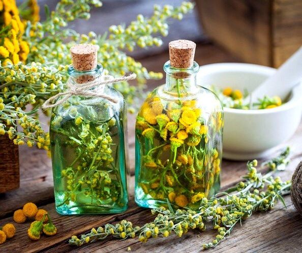 biškrēsliņu tinktūra tārpu noņemšanai