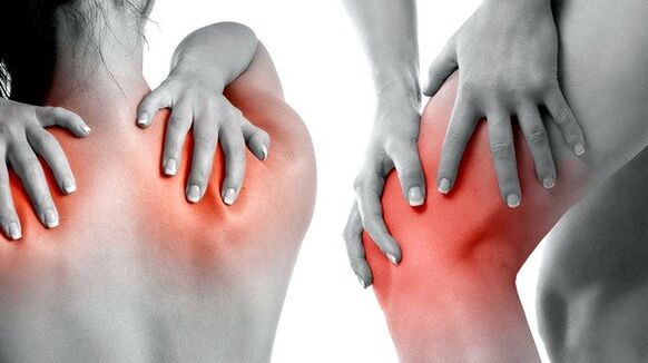 sāpes muskuļos un locītavās kā simptoms parazītu klātbūtnei